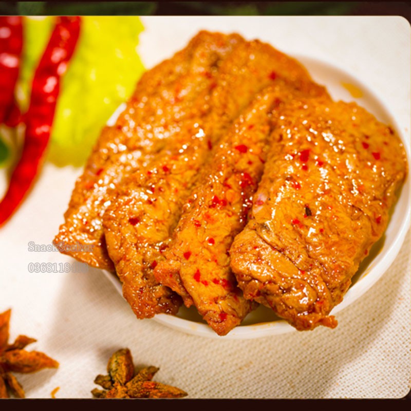Bò bít tết chay tẩm vị- Bò bít tết- Ăn vặt Trung Quốc-Snackseeker | BigBuy360 - bigbuy360.vn