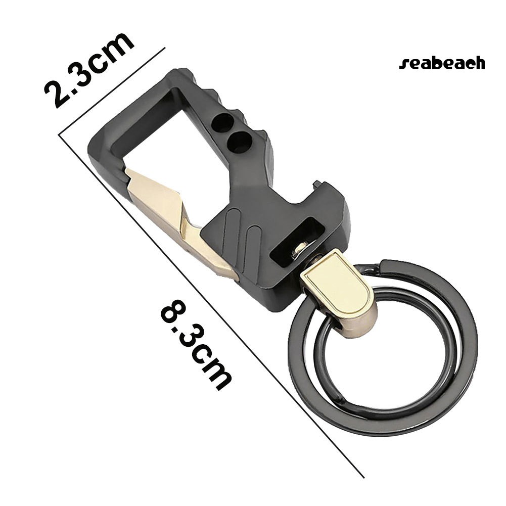 ✪Cf✪Móc Khóa Kiêm Đồ Khui Nắp Chai Bia Bằng Kim Loại Thiết Kế Nhỏ Gọn Tiện Dụng