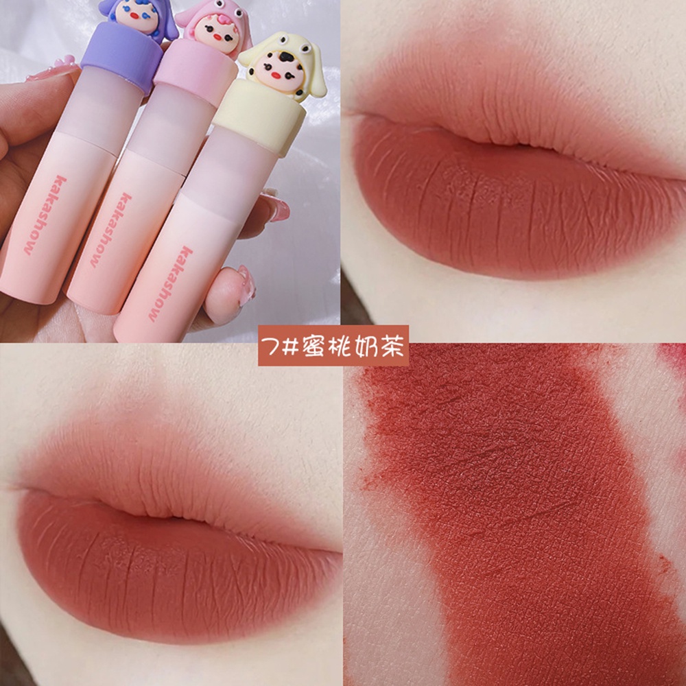 Son môi màu sắc retro lâu trôi chống thấm nước dành cho nữ