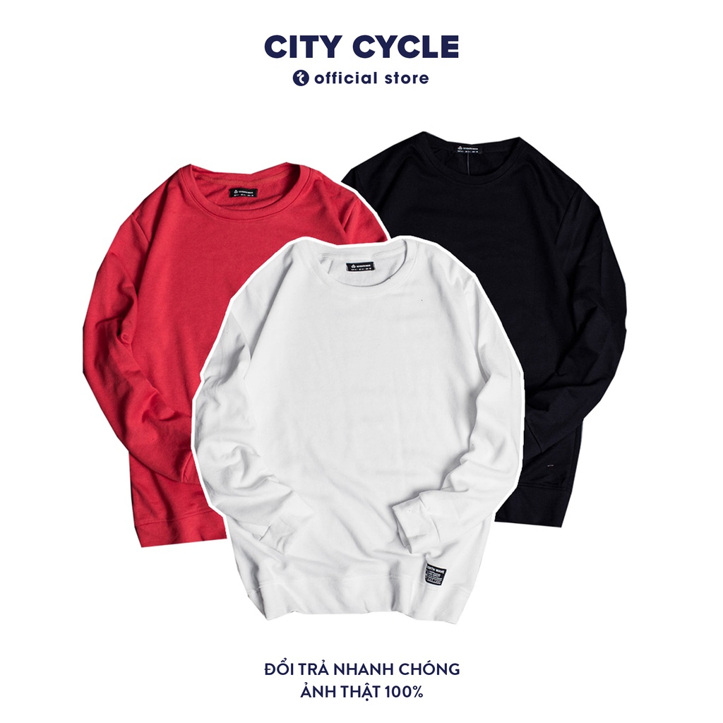 Áo Sweater nam nữ trơn basic City Cycle - Áo nỉ chui đầu Unisex Local Brand
