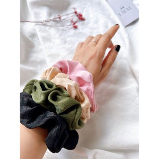 Dây Buộc Tóc Scrunchies Lụa Nhung LÀEM SC04