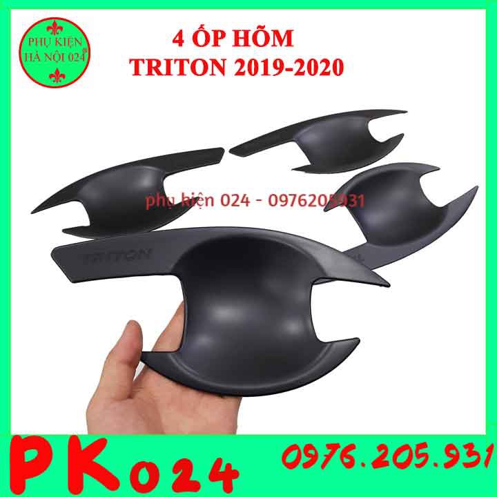 [Triton 2019-2020] Ốp Tay Nắm Hõm Cửa Nhựa Đen Triton 2019-2020