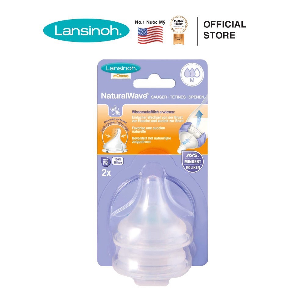 Núm vú Lansinoh ( Đủ size) (CAM KẾT CHÍNH HÃNG)