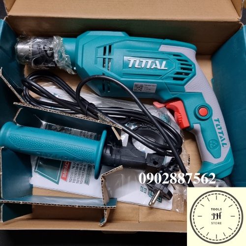 13mm Máy khoan tường bê tông cầm tay 750W TOTAL TG108136