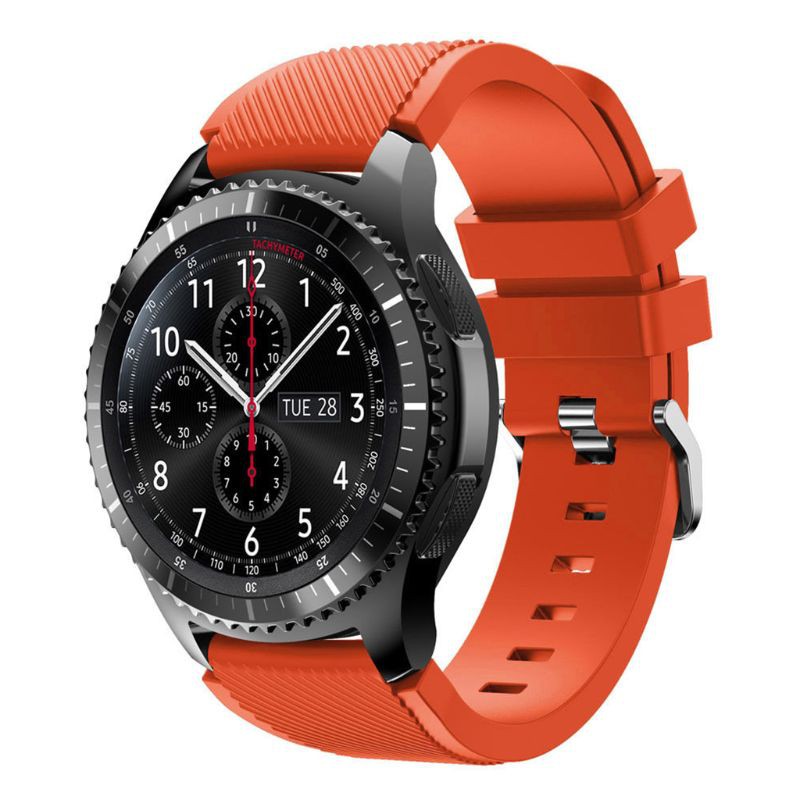 Dây đồng hồ thay thế bằng silicon mềm cho Samsung Galaxy Watch 46MM / Gear S3 /Gear2 R380/ Gear2 Neo R381/ Live R382