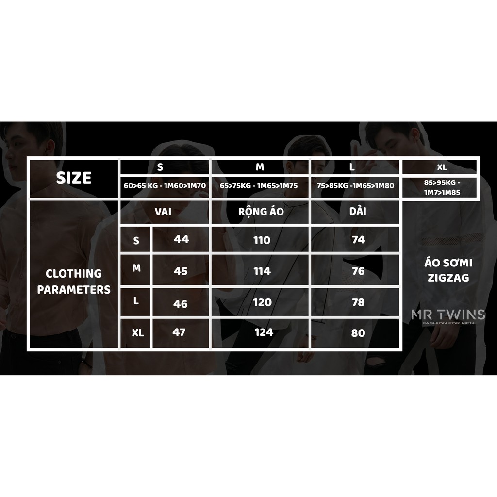 Áo Sơ Mi Nam Dài Tay Màu Trắng Phối  Zigzag Thương Hiệu MrTwins® | BigBuy360 - bigbuy360.vn