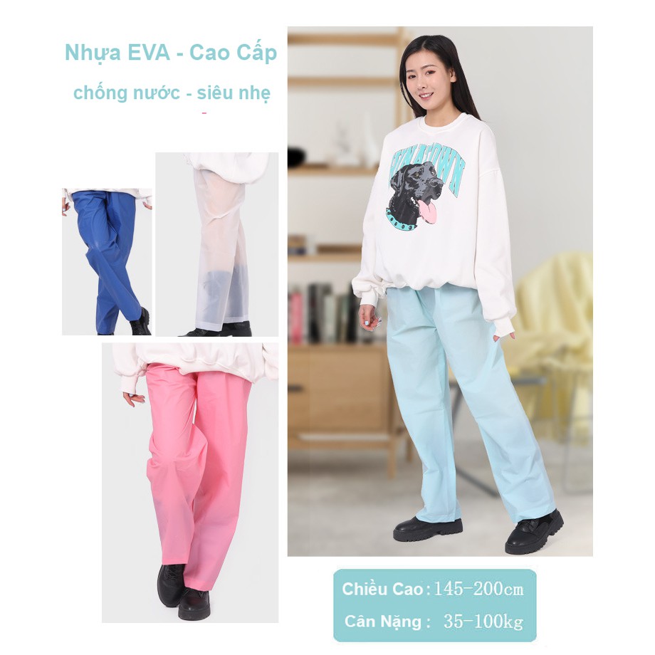 FLASH⚡SALE Áo Mưa Măng Tô, Áo Mưa Trong Suốt Thời Trang 2021 Chất Liệu Nhựa EVA Cao Cấp - M01