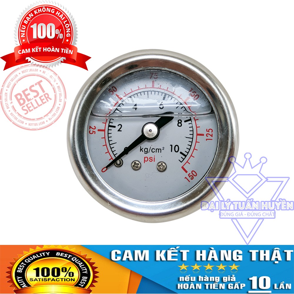 Đồng hồ đo áp suất áp lực nước - Dùng cho máy lọc nước