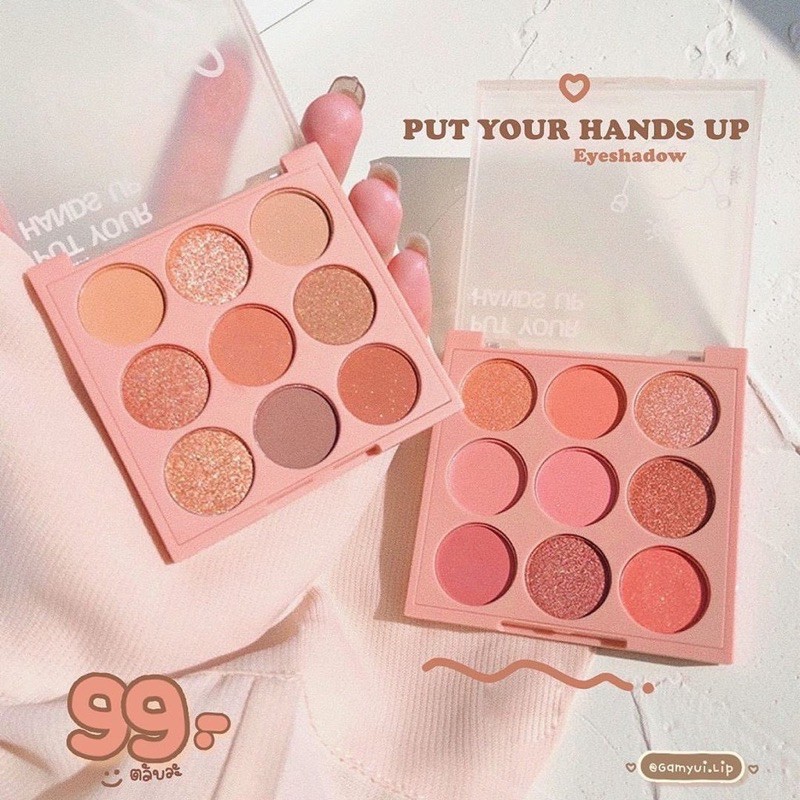 Bảng Mắt 9 Ô Sweet Mint Nhũ Lì Put Your Hands Up