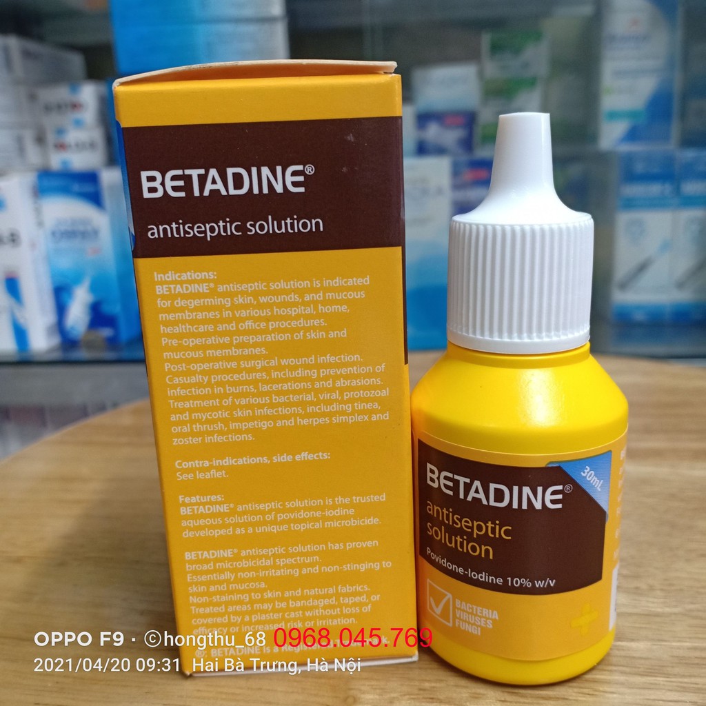 Dung dịch sát khuẩn BETADINE Antiseptic 10%