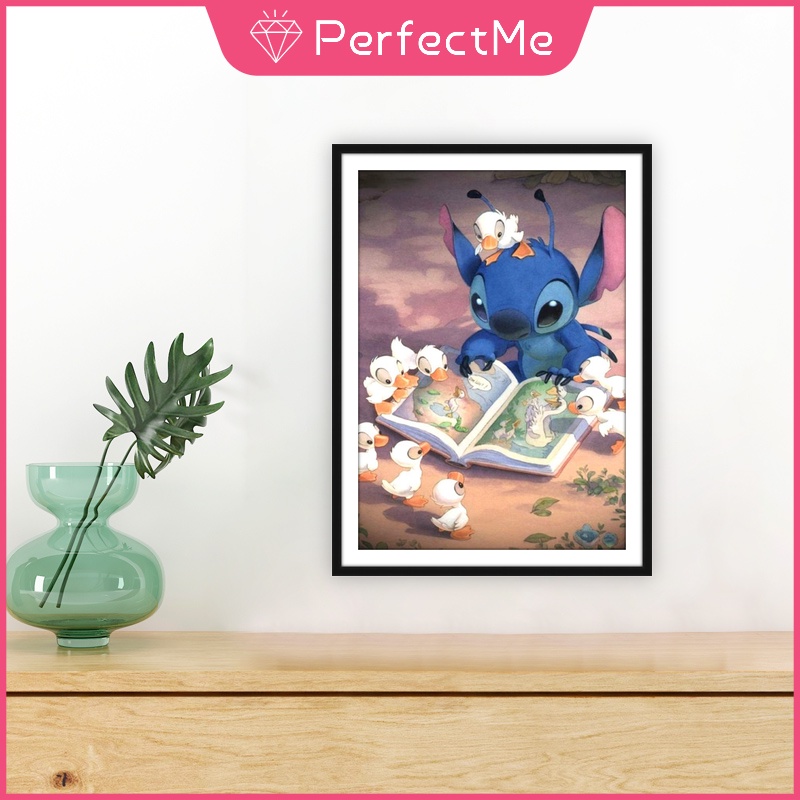 Bộ tranh đính đá 5D họa tiết hoạt hình độc đáo DIY dùng trang trí nhà cửa