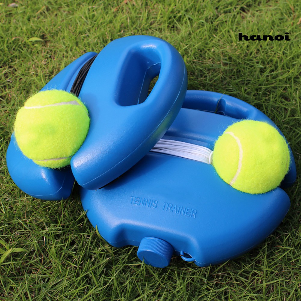 [QL]Portable Self-study Practice Tennis Trainer Base Rebound Ball Training Tool