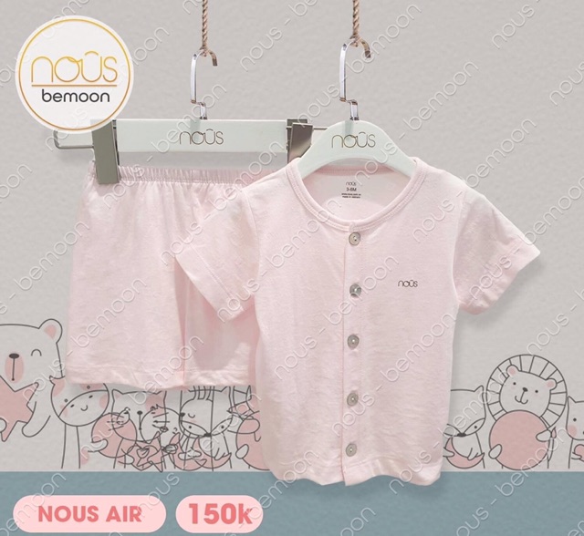 Bộ cài thẳng cộc tay nous mới hè 2020