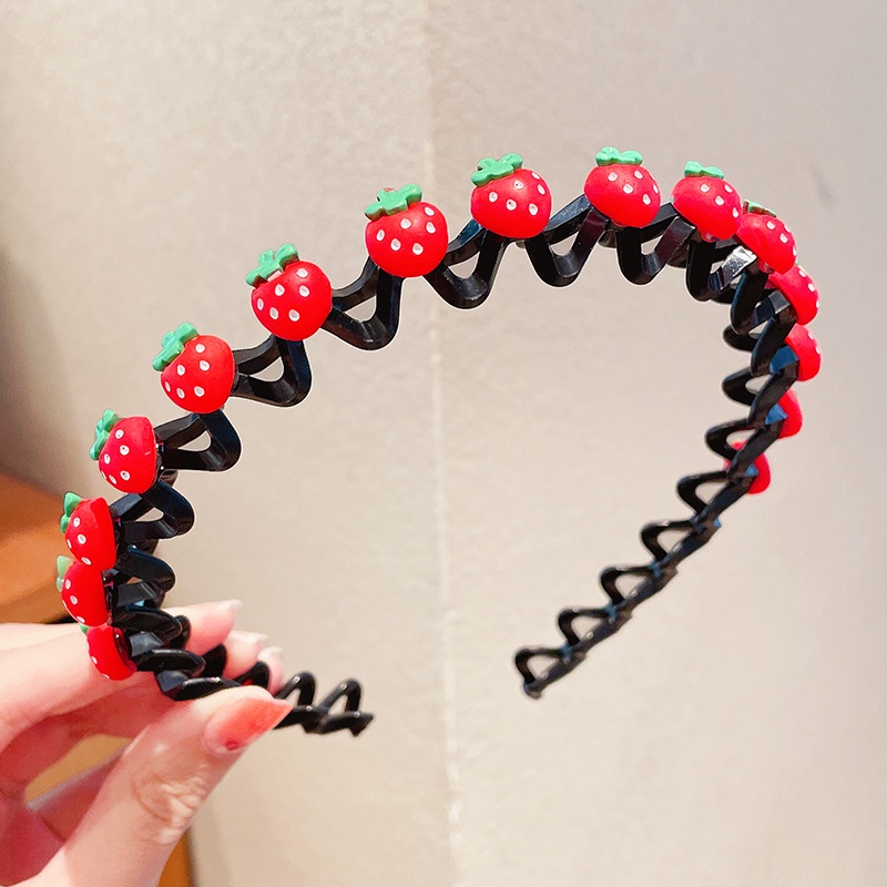 Băng Đô Cài Tóc Chống Trượt Họa Tiết Hoạt Hình Dễ Thương Cho Bé Gái