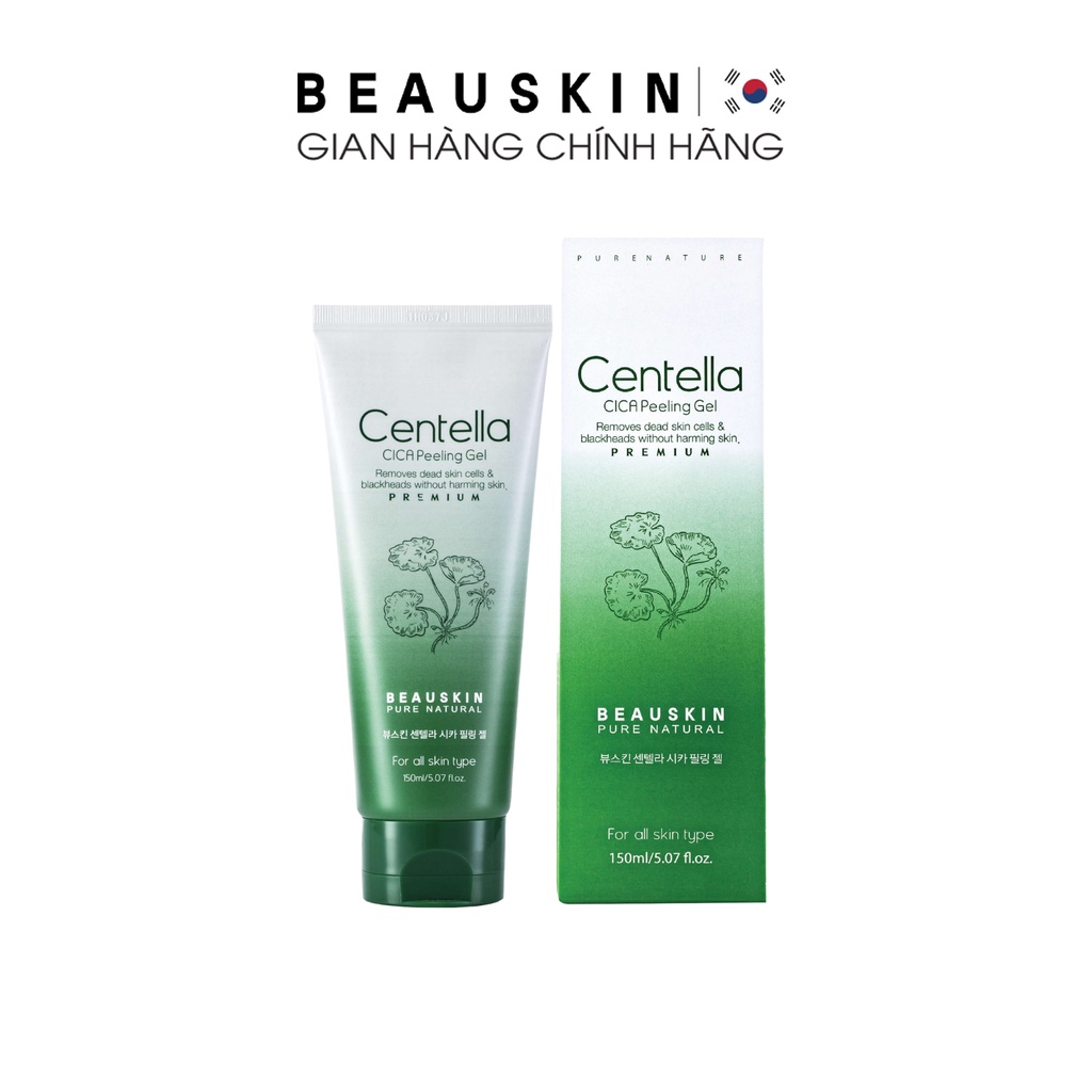 Tẩy Tế Bào Chết Mặt BEAUSKIN Centella Cica Dành Cho Da Dầu Mụn 150ml BCPG0300110