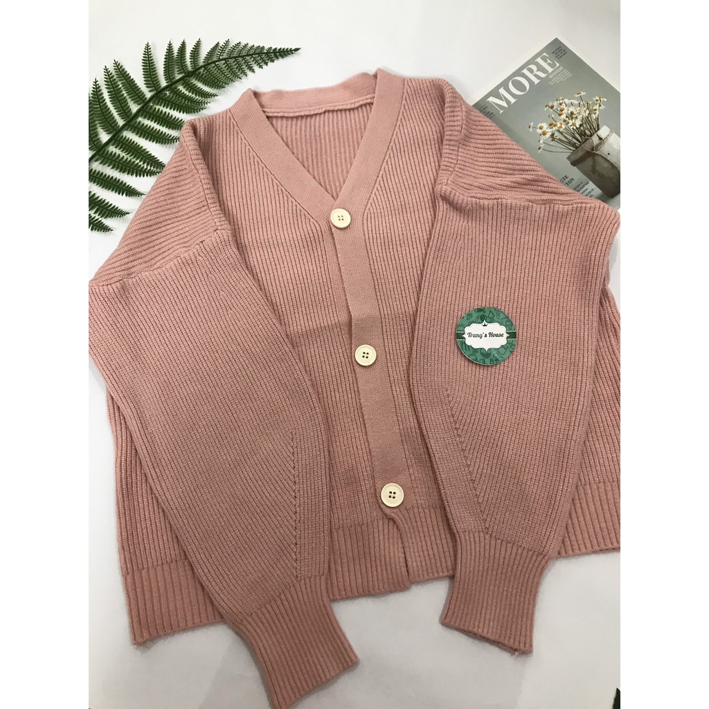 Áo cardigan dài tay cổ chữ V có khuy MSP430 | BigBuy360 - bigbuy360.vn