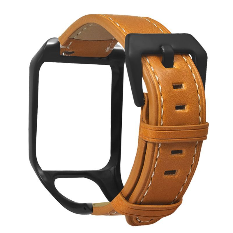 Dây Đeo Thay Thế Chất Liệu Da Cho Đồng Hồ Tomtom Runner 2 3 / Spark 3 Cardio / Music / Adventurer / Golfer 2