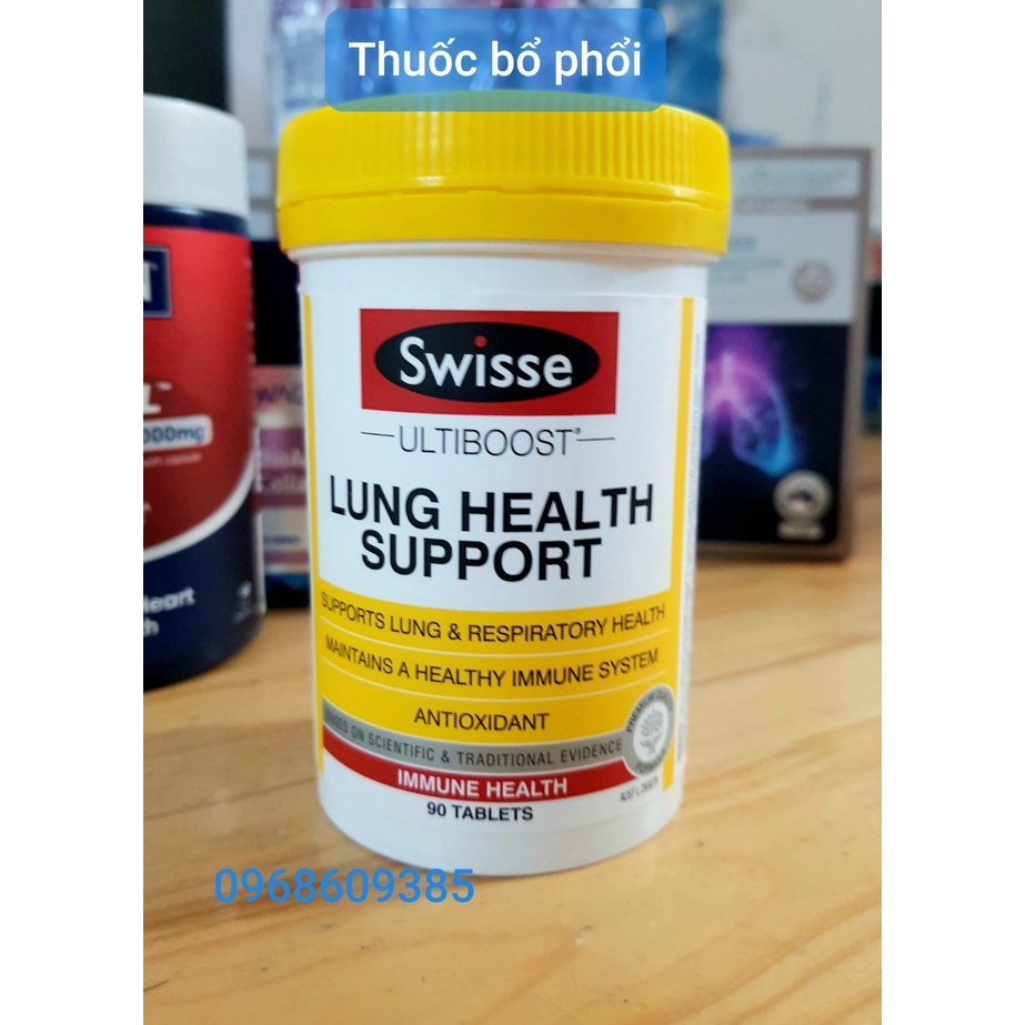 Bổ phổi Swisse 𝗟𝘂𝗻𝗴 𝗛𝗲𝗮𝗹𝘁𝗵 𝗦𝘂𝗽𝗽𝗼𝗿𝘁