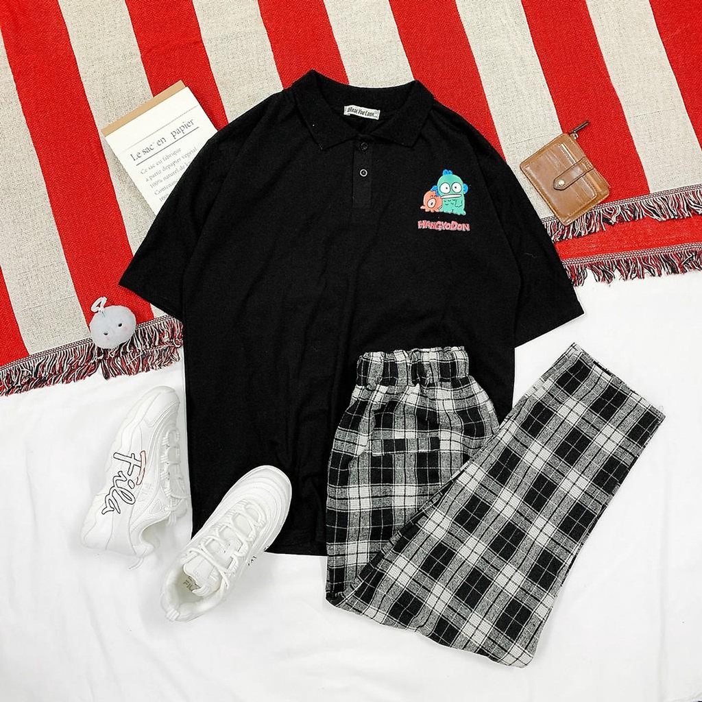 Áo Cổ Trụ Polo Chất Thun Mềm Sang Xịn Mịn In Hình Chú Ếch Buồn Và Bạn  Trẻ Trung  THời Thượng Hóm Hỉnh TTQ0310