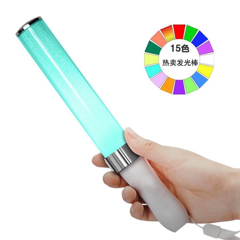 Gậy Phát Sáng Pha Lê 26cm kèm pin