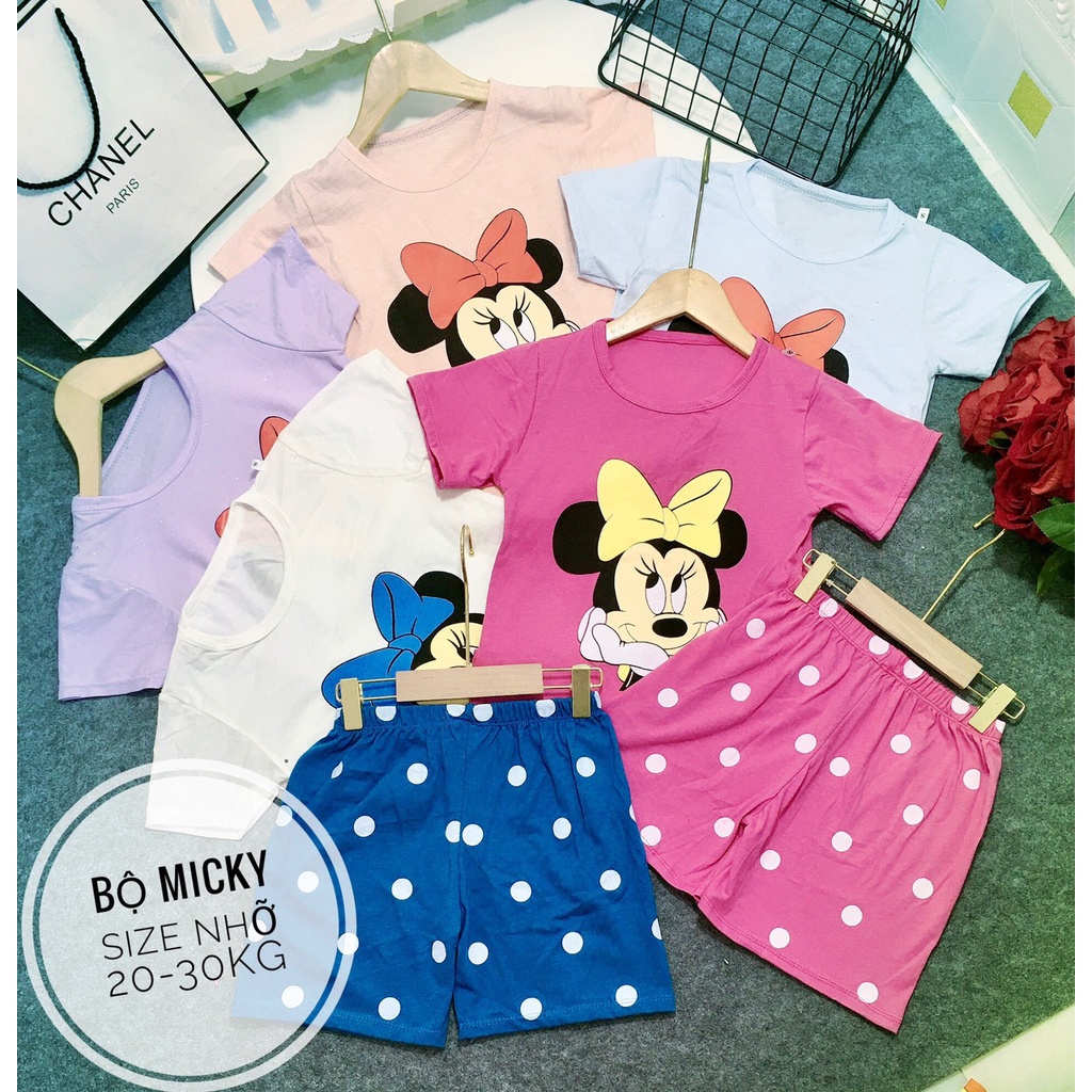 Bộ bé gái Mickey cực xinh 20-27kg