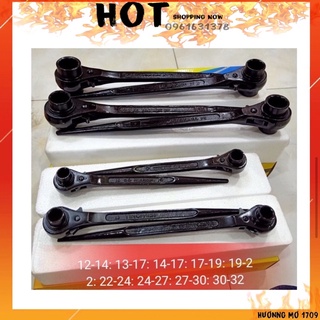 Cờ lê đuôi chuột, cờ lê giàn giáo tự động thép cao cấp CR-V, tuýp giàn giáo đa năng 2 đầu