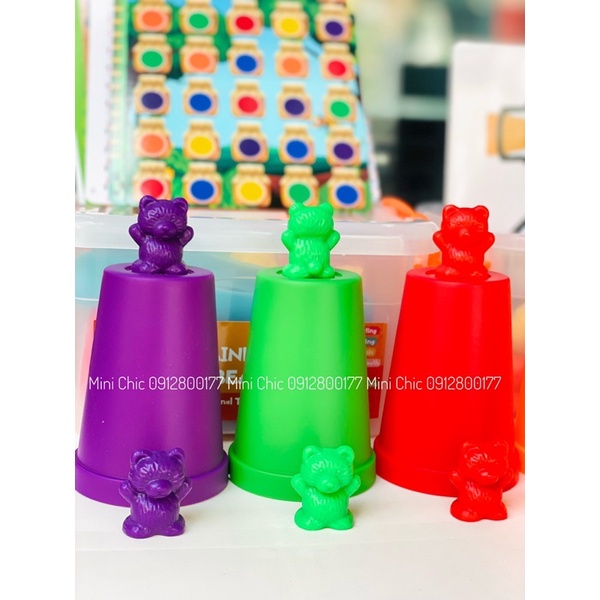 Trò chơi Gấu cầu vồng Counting bear [GẤU CỠ LỚN, KÈM HỌC LIỆU]