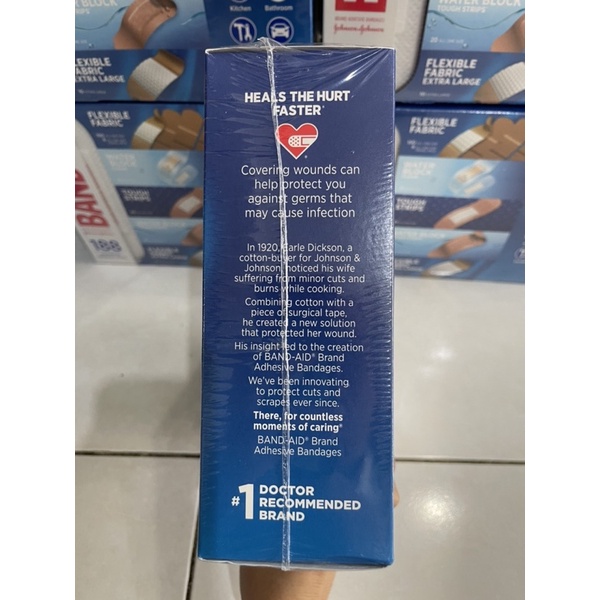 Băng Cá Nhân Band Aid 188 miếng của Mỹ