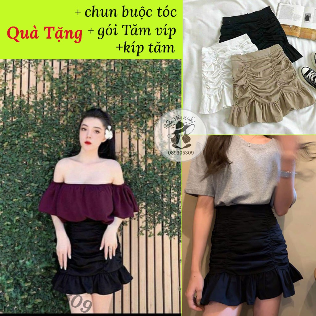 Chân Váy Nhún Bèo...140... Cao Cấp { Bán Sỉ }