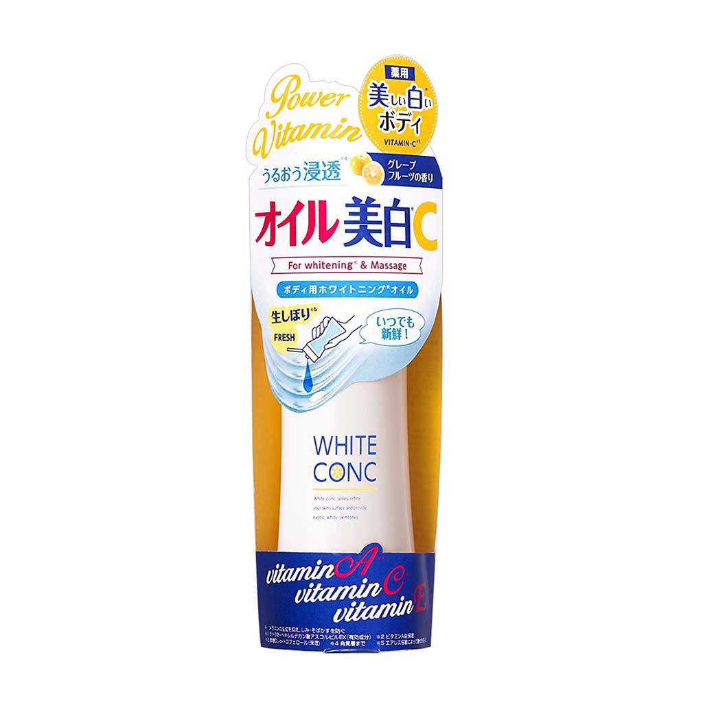 Dầu dưỡng trắng da White Conc Whitening Massage Oil