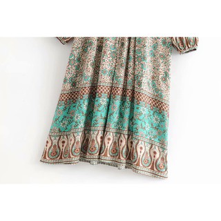 Đầm Zara phong cách boho retro (ảnh thật)