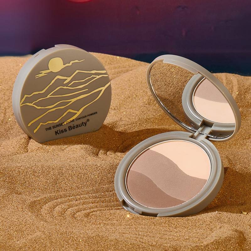 [Hàng mới về] Bảng phấn mắt bắt sáng Kiss beauty 3 tông màu có độ bóng cao trang điểm chuyên nghiệp | BigBuy360 - bigbuy360.vn