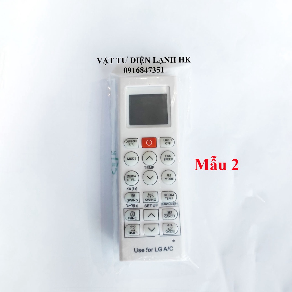 Điều khiển điều hòa LG - Remote điều hoà máy lạnh LG