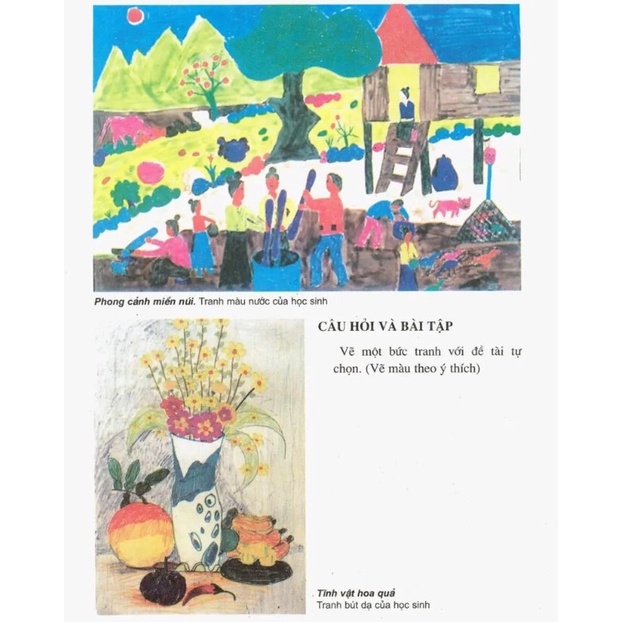 Sách - Bài tập Mĩ thuật Lớp 7 bản 1 - Chân trời