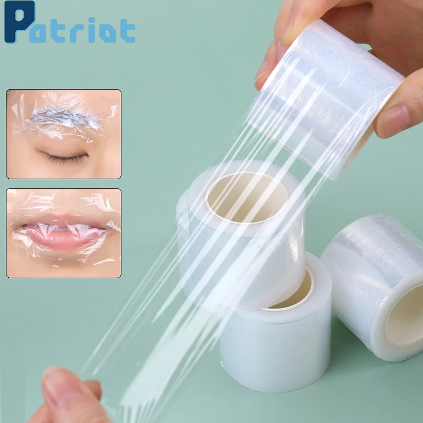 [Hàng mới về] Cuộn màng bọc hình xăm bằng nhựa siêu mỏng trong suốt dùng một lần 42mm x 200m tiện lợi