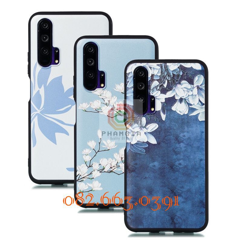 Ốp lưng Honor 20 pro dẻo in hình hoa siêu đẹp
