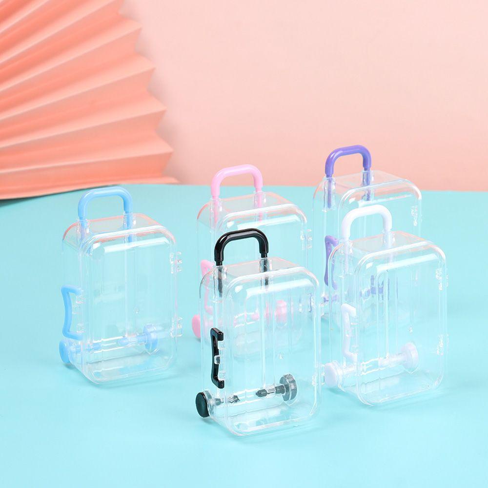 Vali Nhựa Mini Xinh Xắn Thời Trang Trang Trí Nhà Búp Bê