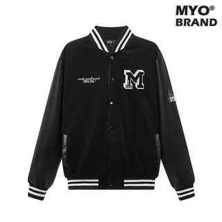 [Mã BMBAU50 giảm 7% đơn 150K] Áo Khoác MYO Varsity Core Black