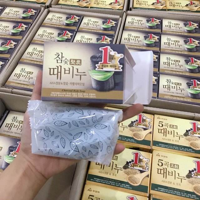 Xà phòng Tắm Trắng Hàn Quốc Than Hoạt Tính Body Soap