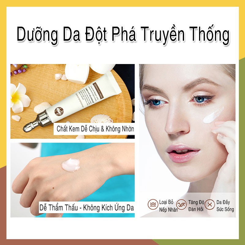 ⚡️CAM KẾT CHÍNH HÃNG⚡️ Kem dưỡng mắt Cá Sấu làm mờ quầng thâm, bọng mắt, giảm nếp nhăn mắt