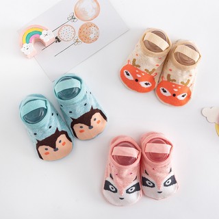 Tất cotton chống trượt cho bé có quai