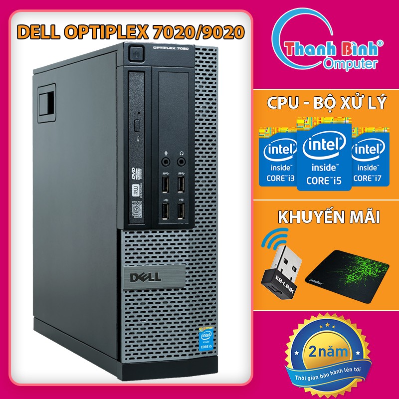 Case Máy Tính Đồng Bộ ThanhBinhPC Bộ Máy Tính Bàn - Dell Optiplex 3020/7020/9020  - Bảo Hành 12 Tháng.