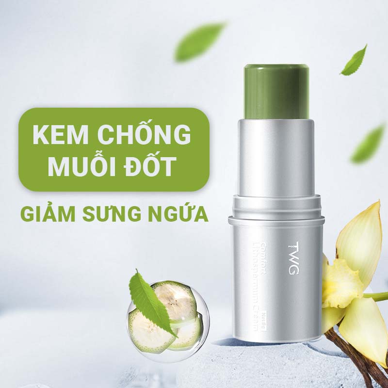 Kem Chống Muỗi Đốt, Dịu Vết Ngứa TWG - Kem Chống Muỗi Đốt Cho Bé, Thành Phần Tự Nhiên
