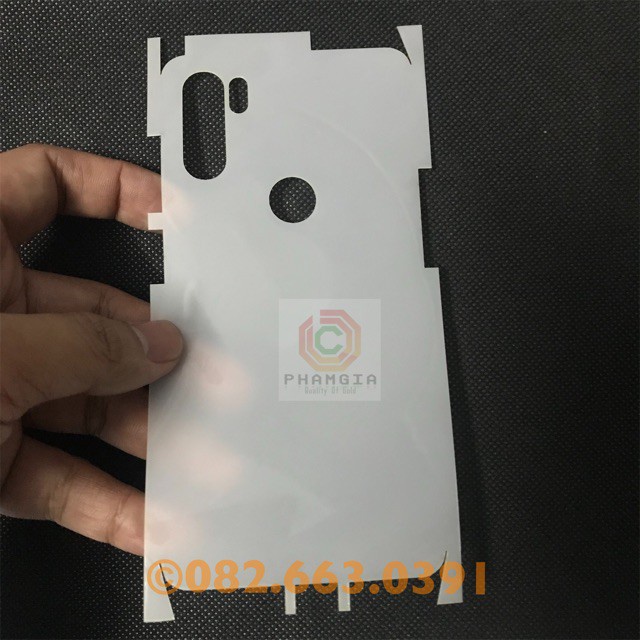 Dán ppf mặt lưng Vsmart Active 3 xịn chống trầy xước toàn diện
