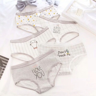 Hộp 5 quần lót cotton cute