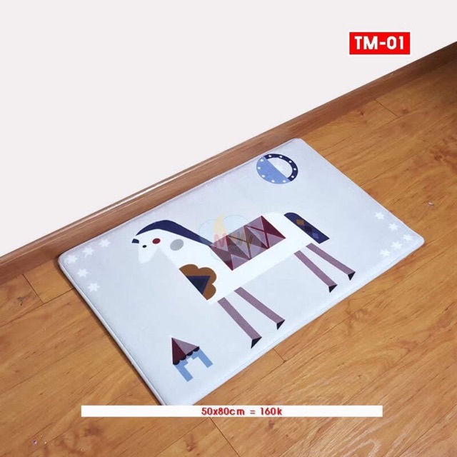 Thảm trang trí, thảm lông mịn, thảm lau chân Size 40 x60