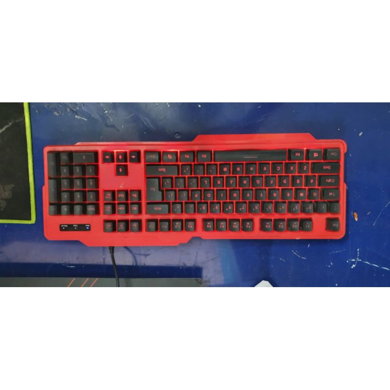 Bàn phím giả cơ Eblue/Edra 075 Pro cũ đẹp (màu đỏ, màu đen)