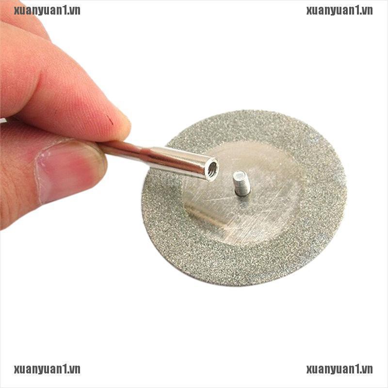 [XUANYUAN1] Hot 5 Lưỡi Cắt Kim Cương Dập Nổi 22mm + 1 Trục Khoan