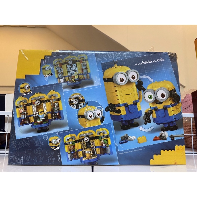 Đồ chơi lắp ráp mô hình Minion A2112 19009 Minions Phòng Chứa Bí Mật Của Minions Bob Kevin Stuart - Xếp hình thông minh