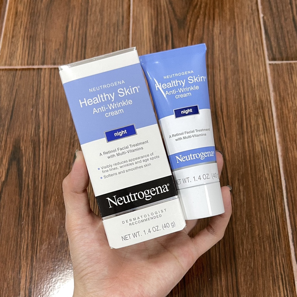 Kem Dưỡng Da Ban Đêm Neutrogena A Alcohol Tái Tạo Và Làm Sáng Da 40g